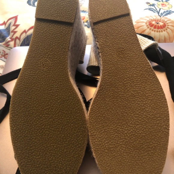 Black Wedge Shoes - Picture 3 of 3